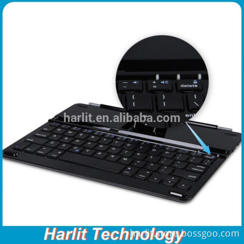 Aluminum Mechanical Bluetooth Keyboard With Stand For iPad 2 3 4 Leather Cover Optional